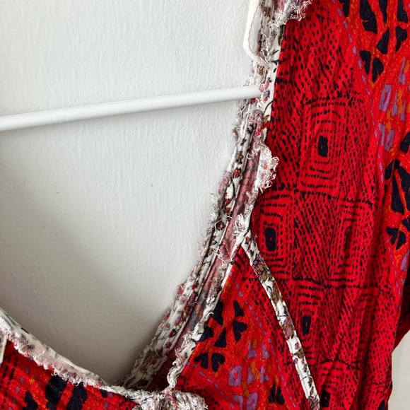 free people dress red tunic - Picture 7 of 15